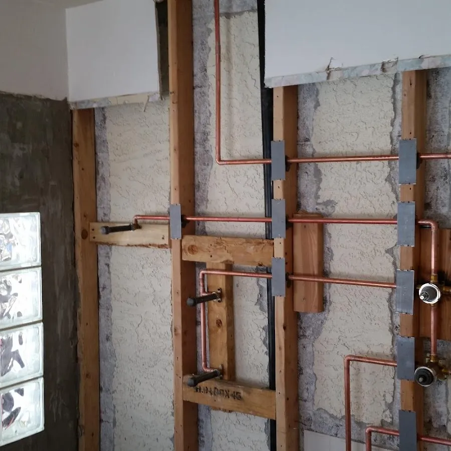 Copper pipe installation for Repiping in Youngsville